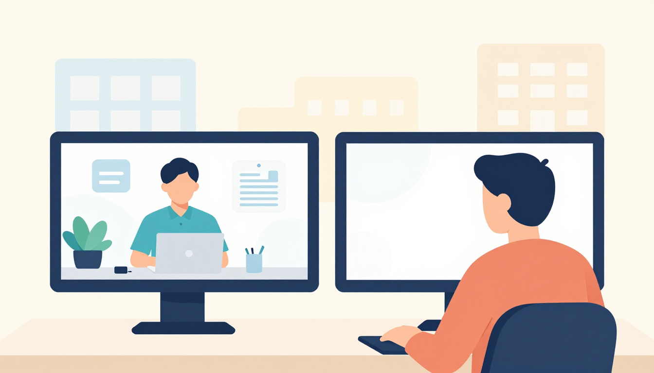 モニター1枚と2枚で仕事効率はどう違う？効くのは「役割分担」がある仕事だけ