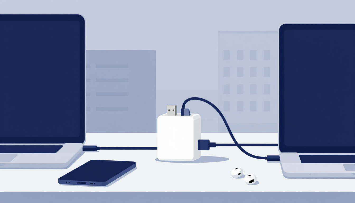 在宅デスクの充電器を1台にまとめる｜GaN充電器の選び方を複数ポート視点で